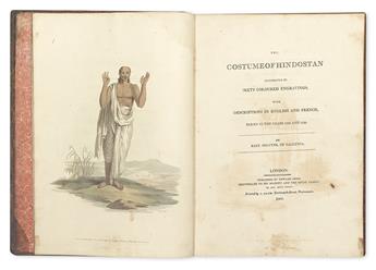 (INDIA.) Solvyns, F. Baltazard. The Costume of Hindostan.